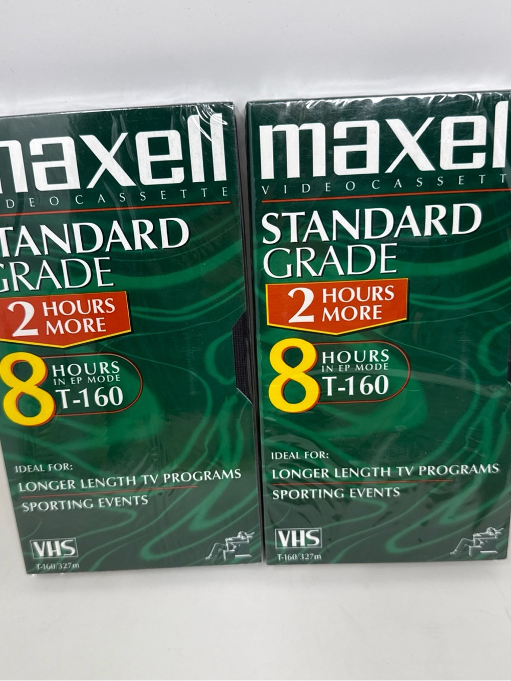 Maxell Standard Grade T-160 VHS Cassette - Green